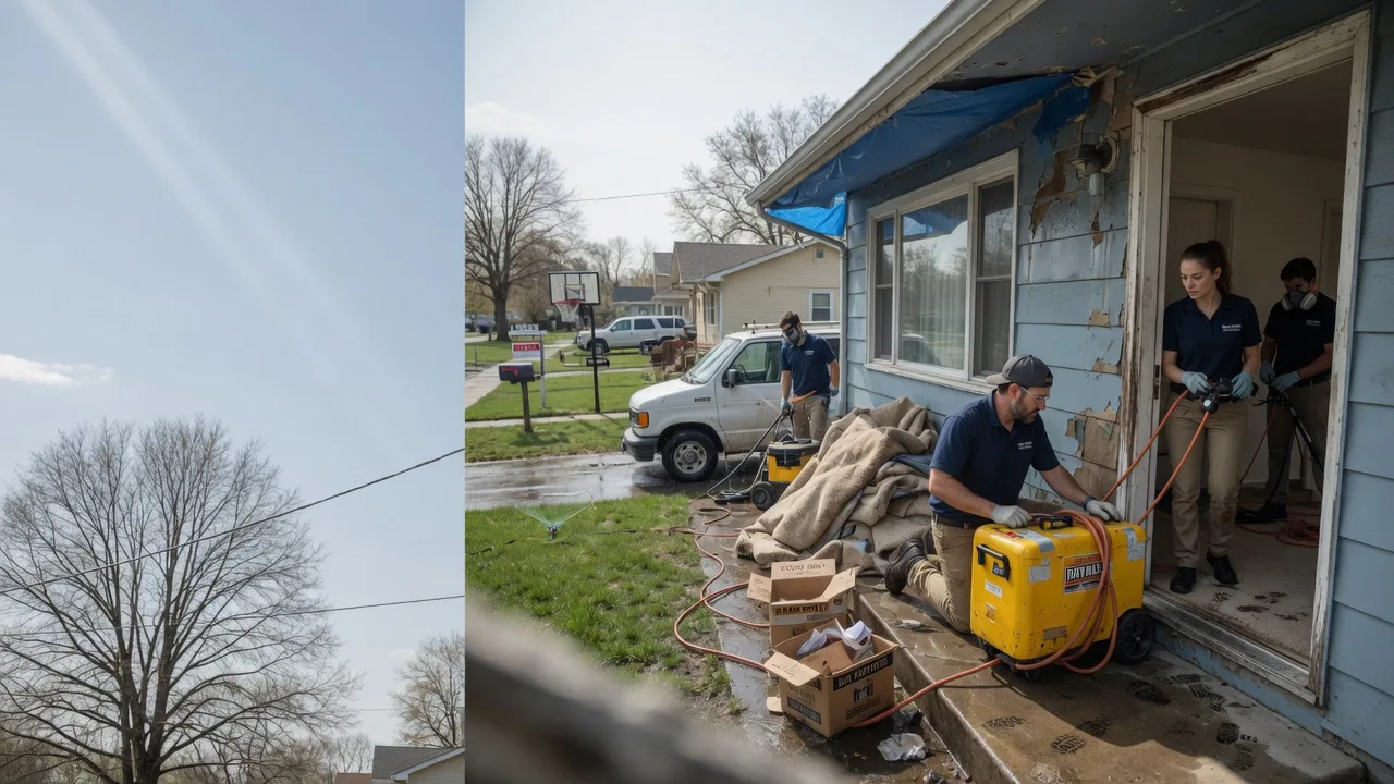 Basement Flood Cleanup in White Hall, IL near me